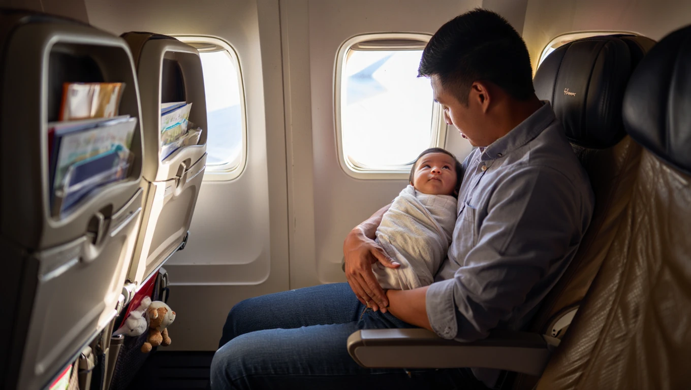 voyager avec un bébé en avion