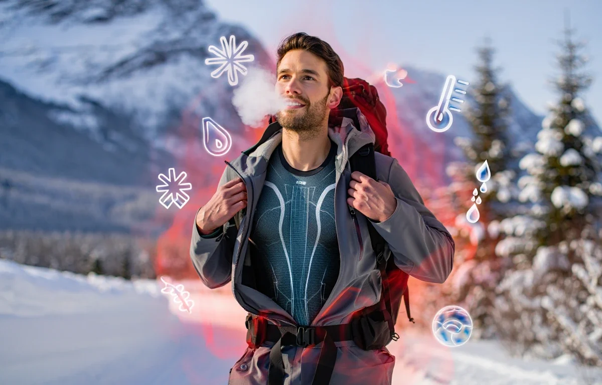 Sous-vêtements thermiques thermorégulateurs : le secret des vêtements techniques pour rester au chaud