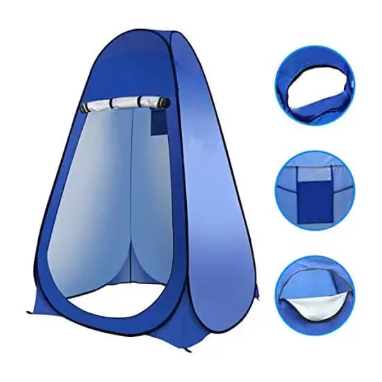 tente douche toilettes voyage