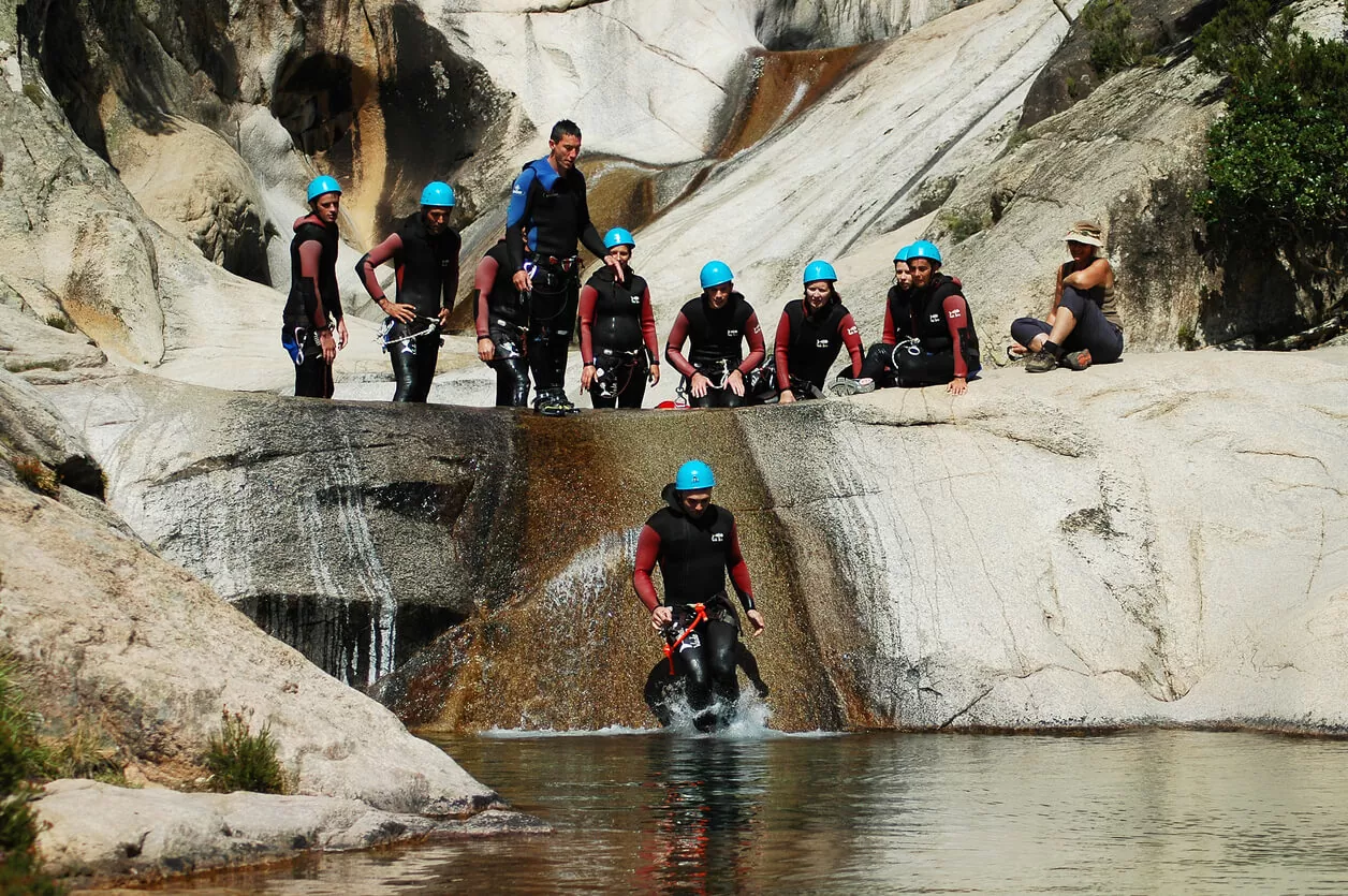 Canyoning en famille
