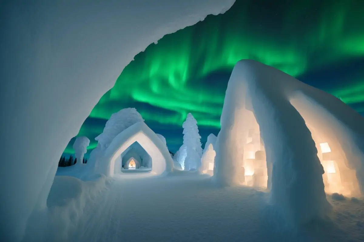 prix d’une nuit dans un hôtel de glace en Laponie