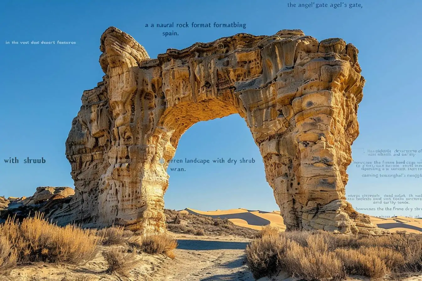 La porte des anges, secret des Bardenas Reales en Espagne