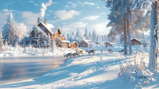 Laponie magique : plongez dans l'authenticité du village du Père Noël