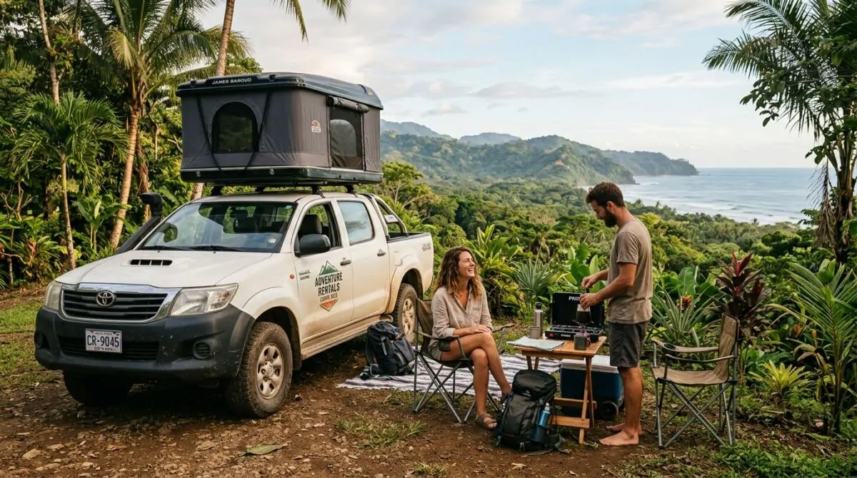 Location d'un 4x4 aménagé ou avec tente au Costa Rica