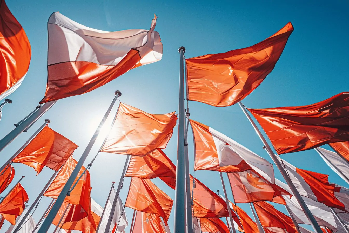 Drapeaux rouge et blanc : quels pays arborent ces couleurs emblématiques ?