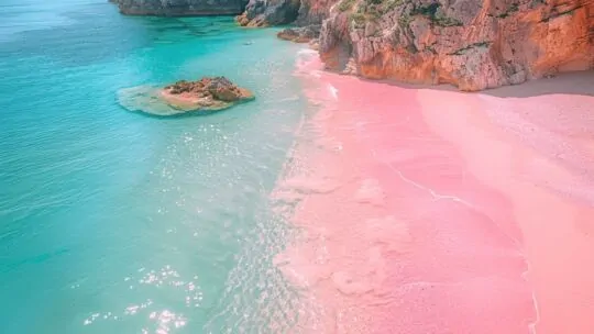 Où voir le sable rose en France : les 3 plages secrètes qui défient l'imagination