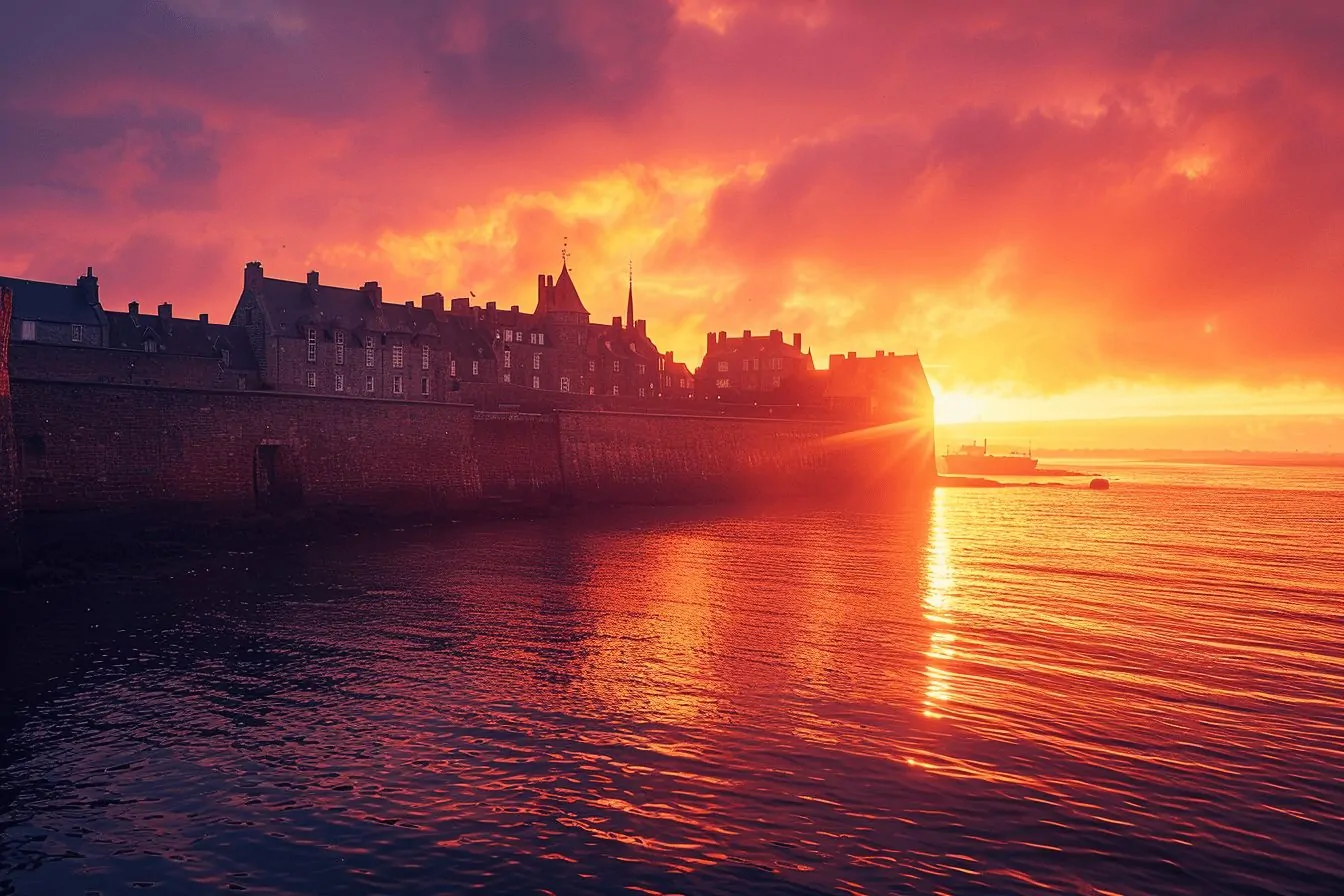 Saint-Malo au coucher du soleil : le spectacle gratuit qui dépasse les plus beaux cinémas
