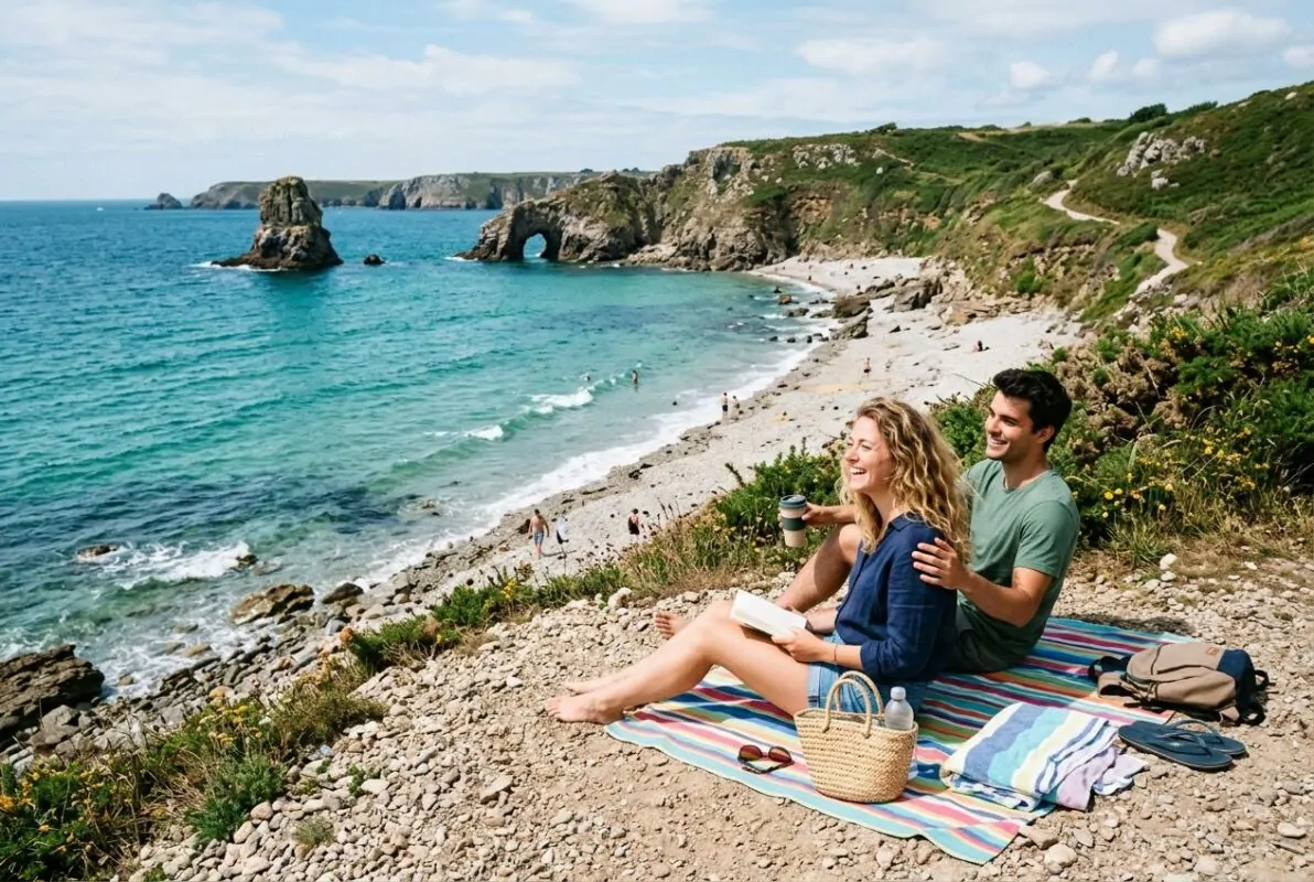 Plage de l'île Vierge