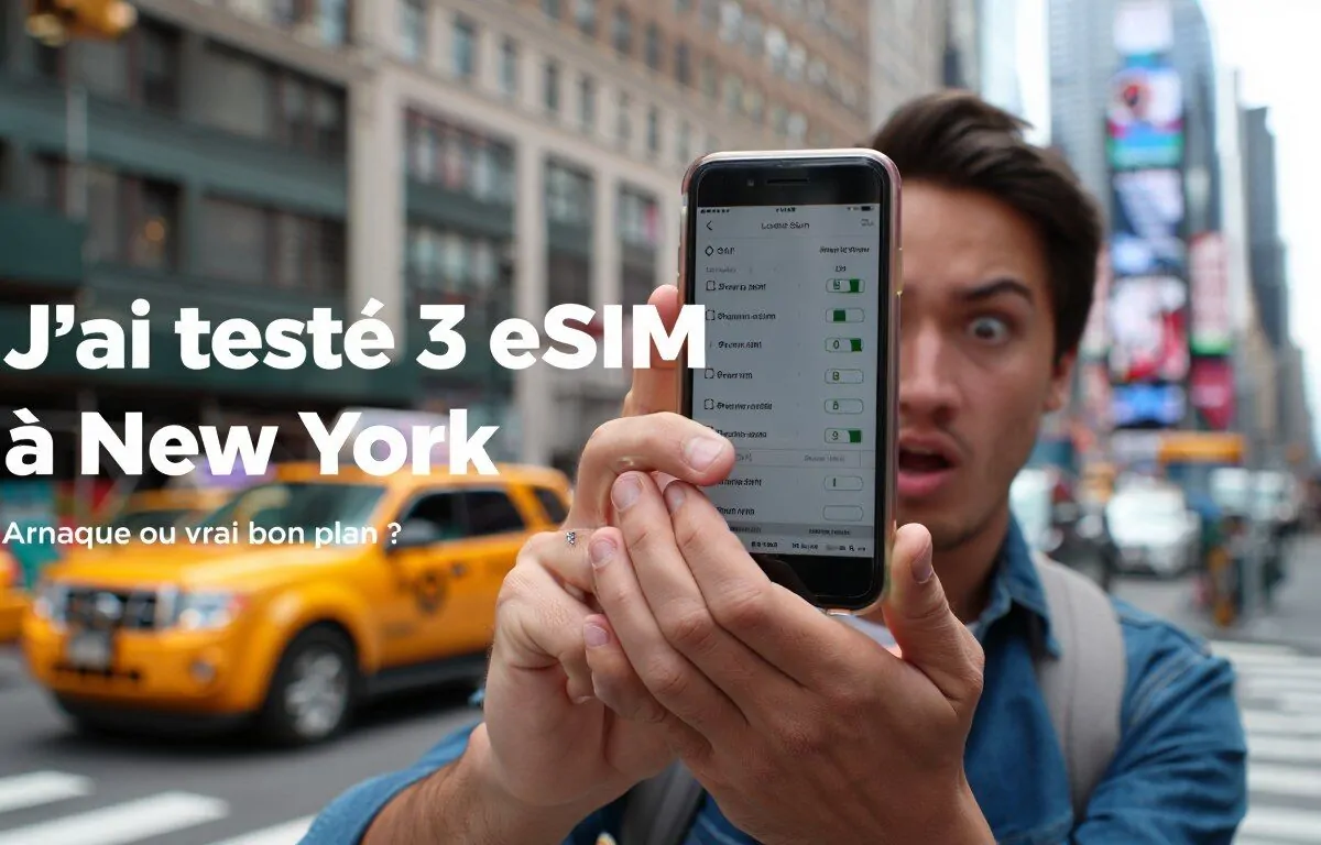 J'ai testé 3 eSIM à New York : arnaque ou vrai bon plan ?