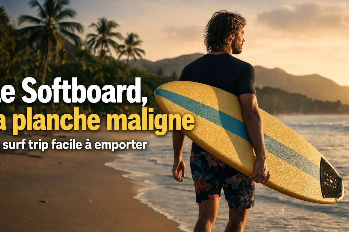Le softboard, la planche maligne à emporter en surf trip