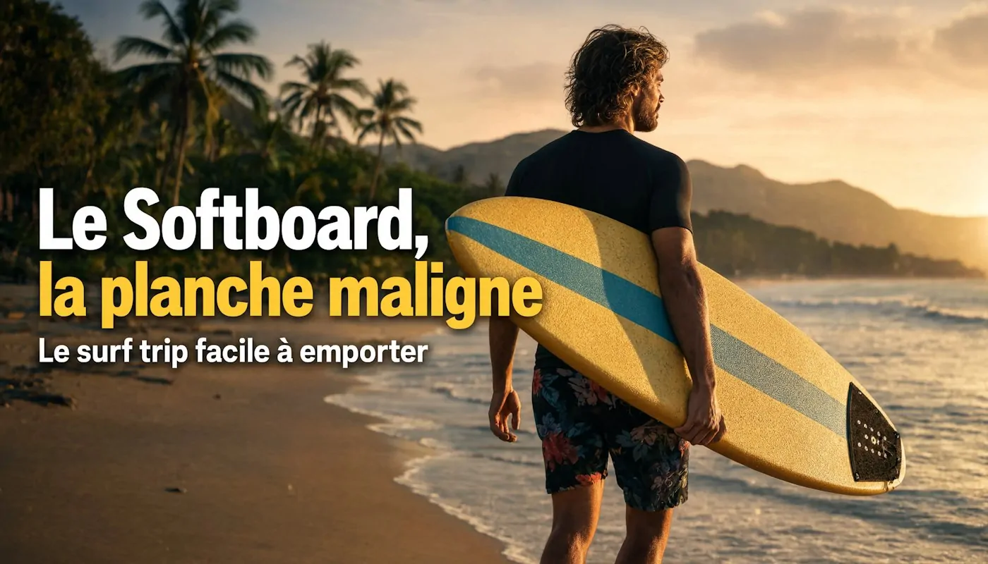 Le softboard, la planche maligne à emporter en surf trip