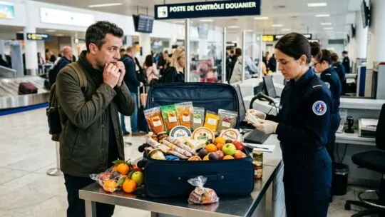 Fromage, épices, fruits : Jimenez Julien ouvre la valise à la douane