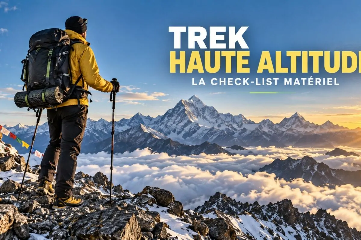Matériel de trek en haute altitude : la check-list complète