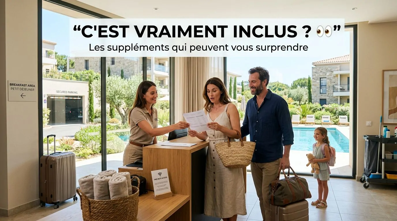 Résidence de vacances : quels services sont inclus et lesquels sont facturés en plus ?