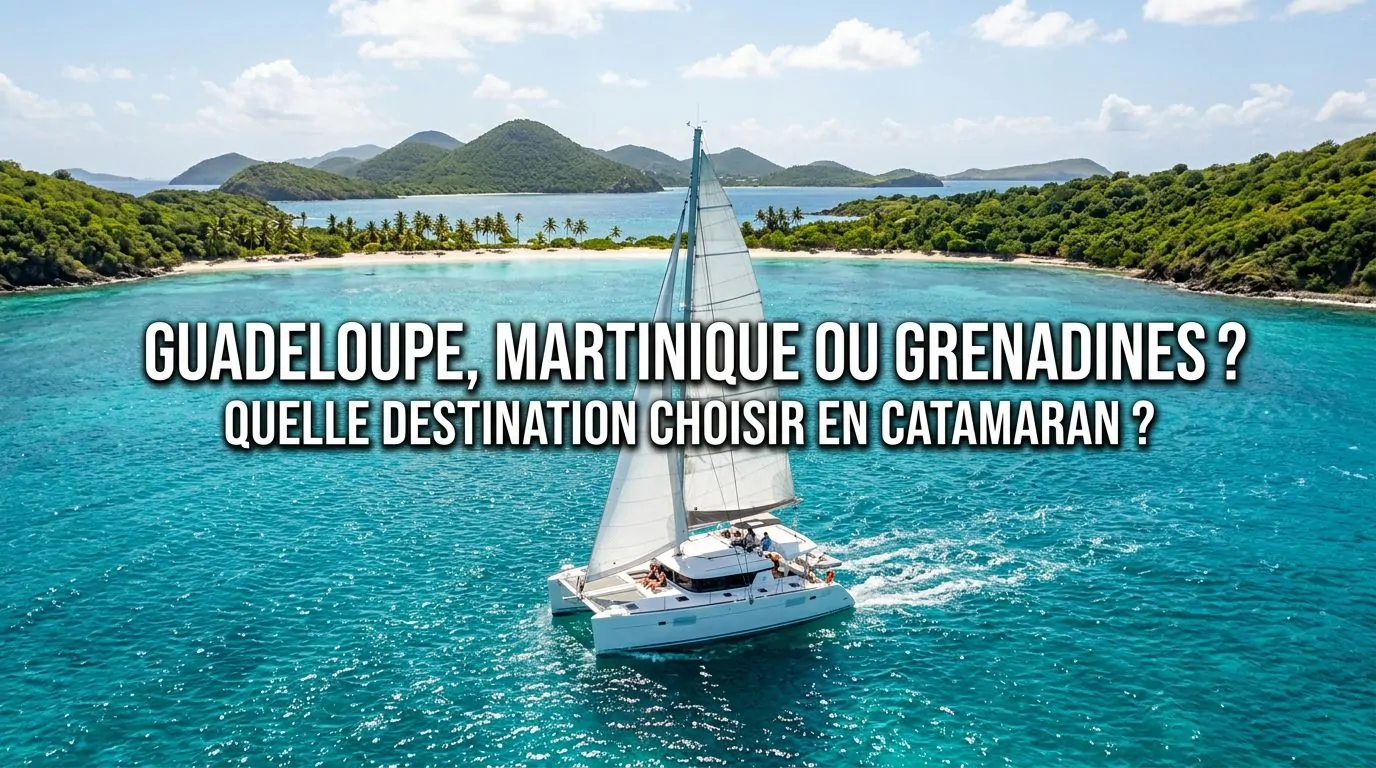 destination caraïbes pour vacances en catamaran
